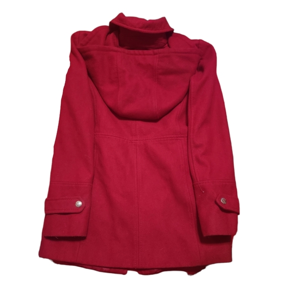 ⛔️SOLD⛔️ Michael Kors Blood Red Winter Wool Blend Jacket - Picture 3 of 6